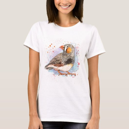 Zebra Finch T-Shirt (Vorderseite)