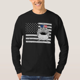 Zebra Fink 4. Juli Vogelbeobachtung US Amerikanisc T-Shirt