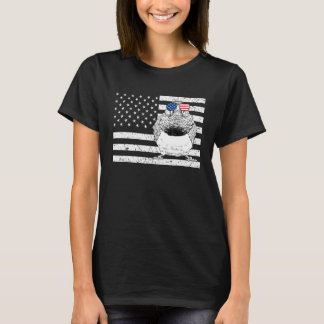 Zebra Fink 4. Juli Vogelbeobachtung US Amerikanisc T-Shirt