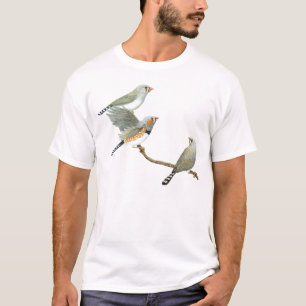 Zebra-Fink-Trio - Taeniopygia guttata T-Shirt