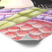 Zebra Fish Abstrakt Poster (Ecke)