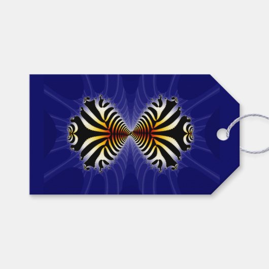 Zebra Fish Kiss Geschenkanhänger (Vorderseite (Horizontal))