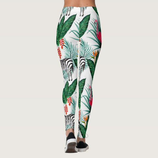 Zebra & Flamingo Leggings (Rückseite)