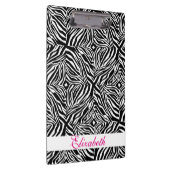 Zebra-Flechtmäntel in Schwarzweiß Klemmbrett (Rechts)