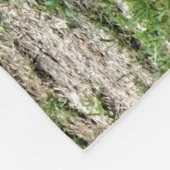 Zebra-Fleece-Decke Fleecedecke (Ecke)