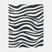 Zebra Fleecedecke (Vorderseite)