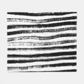 Zebra Fleecedecke (Vorderseite (Horizontal))