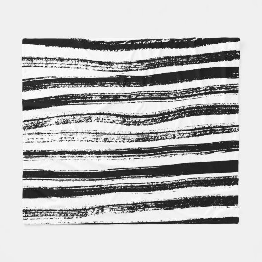 Zebra Fleecedecke (Vorderseite (Horizontal))