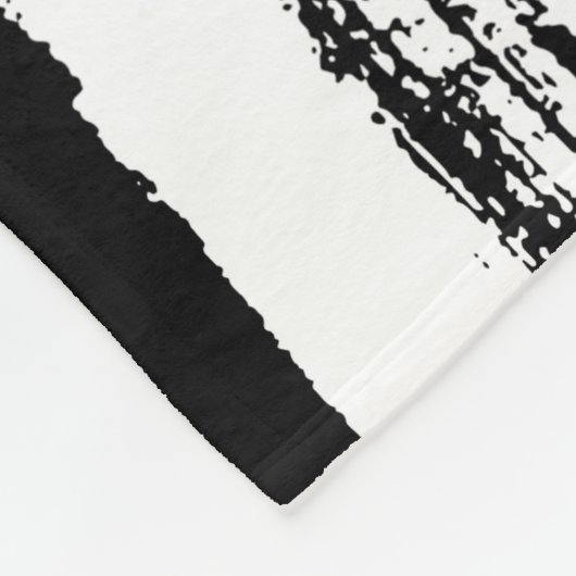 Zebra Fleecedecke (Ecke)