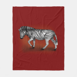 ‚Zebra‘ Fleecedecke
