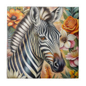 Zebra Fliese (Vorderseite)