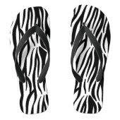 Zebra-Flip-Flops Badesandalen (Fußbett)