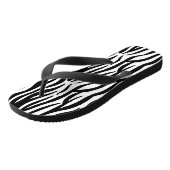 Zebra-Flip-Flops Badesandalen (Schrägansicht)