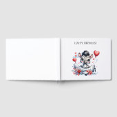 Zebra-Flugzeug-Geburtstag Gästebuch (Voll)