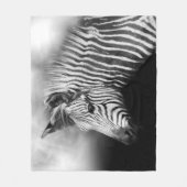 Zebra Foal Fleecedecke (Vorderseite)