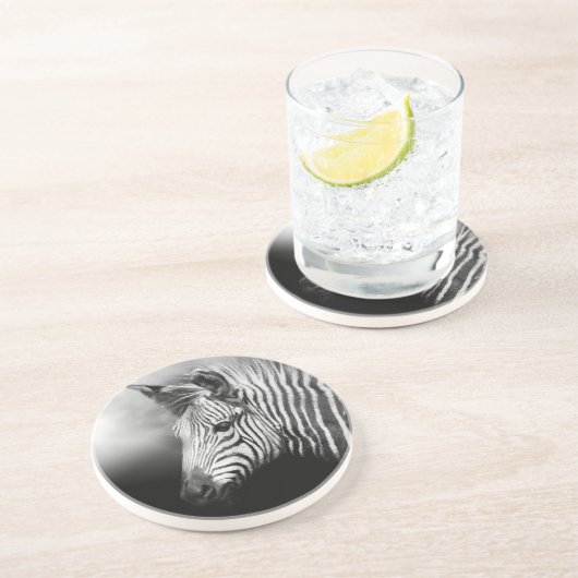 Zebra Foal Getränkeuntersetzer (Seite)