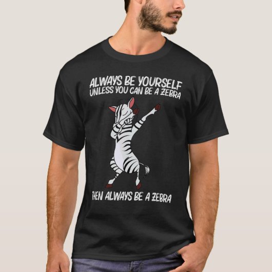 Zebra For Men Women African Zoo Animal 5 T-Shirt (Vorderseite)