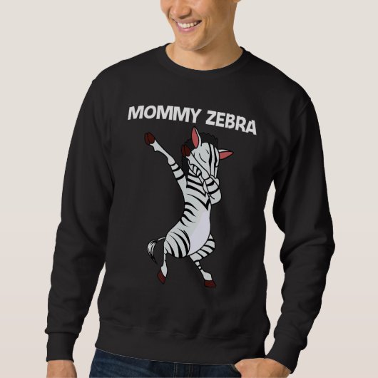 Zebra For Women Mom African Zoo Animal   Sweatshirt (Vorderseite)