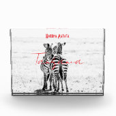 zebra fotoblock (Vorderseite)