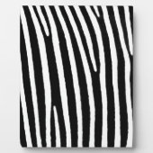 Zebra Fotoplatte (Vorderseite)