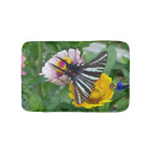 Zebra Frack Butterfly Badematte (Vorderseite)
