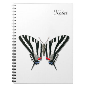 Zebra Frack Butterfly-Notebook Notizblock