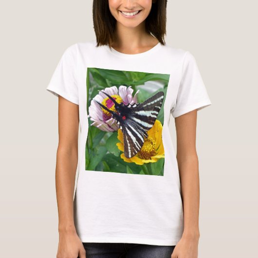 Zebra Frack+Japanischer Käfer T-Shirt (Vorderseite)