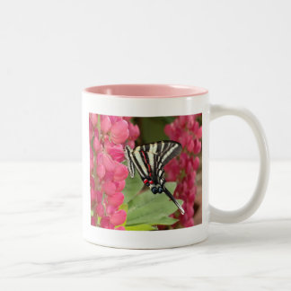 Zebra-Frack Zweifarbige Tasse