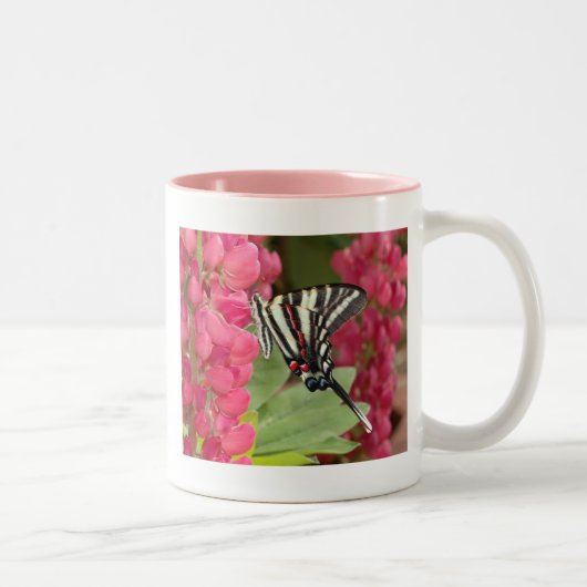 Zebra-Frack Zweifarbige Tasse (Rechts)