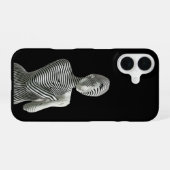Zebra-Frau iPhone 16 Hülle (Rückseite (Horizontal))