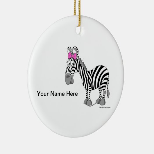 Zebra - Frauen Keramikornament (Rechts)