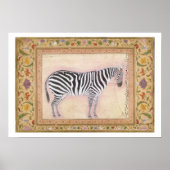 Zebra, from the Minto Album, 1621 Poster (Vorne)