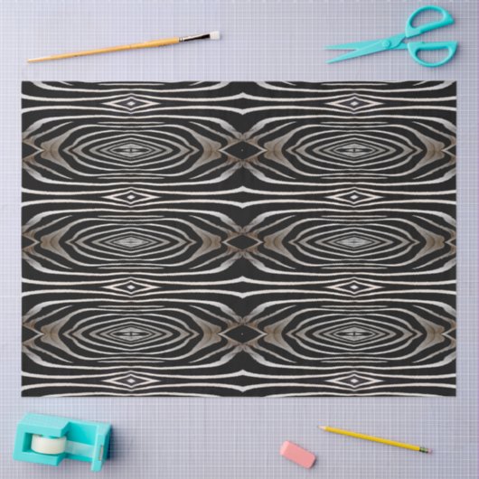 Zebra Fur Abstract Design Decoupage Seidenpapier (Basteln)