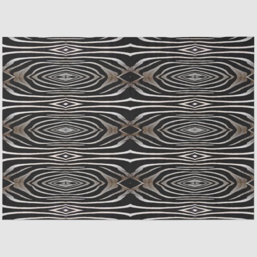 Zebra Fur Abstract Design Decoupage Seidenpapier (Vorderseite)