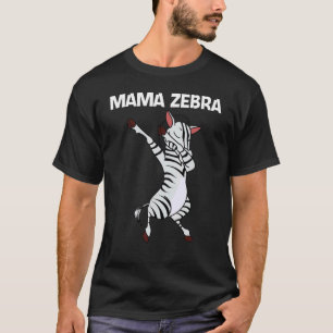 Zebra für Frauen Mutter Afrikanisches Zoo-Tier 1 T-Shirt