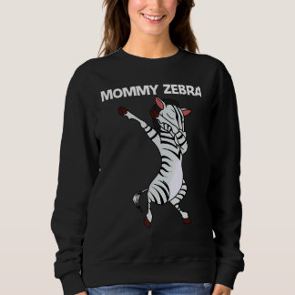 Zebra für Frauen Mutter Afrikanisches Zoo-Tier   Sweatshirt