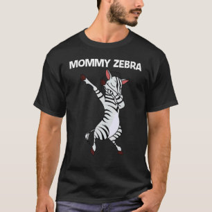 Zebra für Frauen Mutter Afrikanisches Zoo-Tier T-Shirt