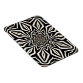 Zebra Fur Kaleidoskop Abstrakt Magnet (Rechte Seite)