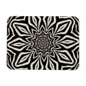 Zebra Fur Kaleidoskop Abstrakt Magnet (Horizontal)