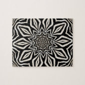 Zebra Fur Kaleidoskop Abstrakt Puzzle (Horizontal)