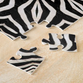 Zebra Fur Kaleidoskop Abstrakt Puzzle (Seite)