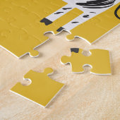 Zebra für Kinder: Nahtloses Muster Puzzle (Seite)