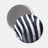 Zebra Fur Magnet (Vorderseite/Rückseite)