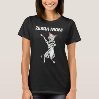 Zebra für Mama Mutter Afrikanisches Zoo-Tier T-Shirt