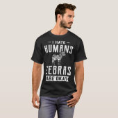 Zebra für Männer Frauen Afrika PferdeSafari Tierha T-Shirt (Vorne ganz)