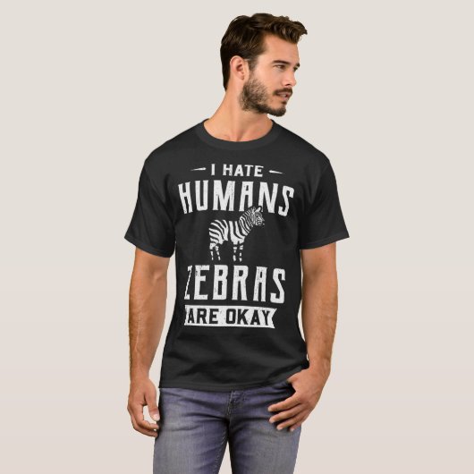 Zebra für Männer Frauen Afrika PferdeSafari Tierha T-Shirt (Vorne ganz)