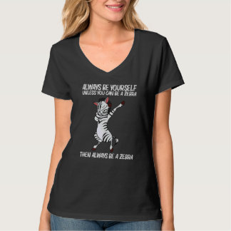 Zebra für Männer Frauen Afrikanischer Zoo Tier 6 T-Shirt