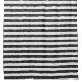 Zebra Fur Muster Duschvorhang (Vorderseite)