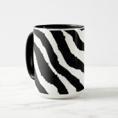 Zebra Fur Print Tasse (Vorderseite Links)