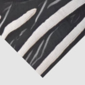 Zebra Fur Schwarz-Weiß-Design für Tierlover Seidenpapier (Ausschnitt)
